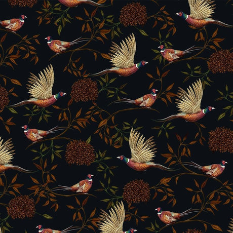 Quilting Cotton Pheasant Rosie Multi Timeless Treasures