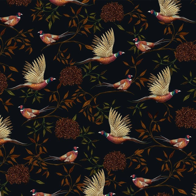 Quilting Cotton Pheasant Rosie Multi Timeless Treasures