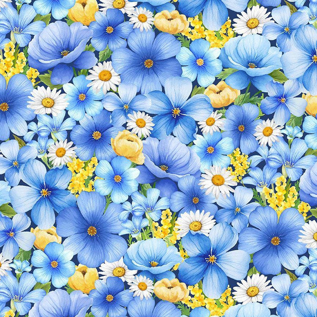 Quilting Cotton Bee & Bee Kind Floral Timeless Treasures