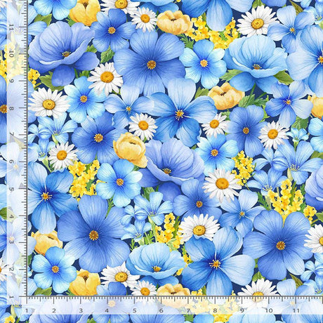 Quilting Cotton Bee & Bee Kind Floral Timeless Treasures