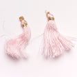 Tassel Piece Metallic Light Pink 1.50"