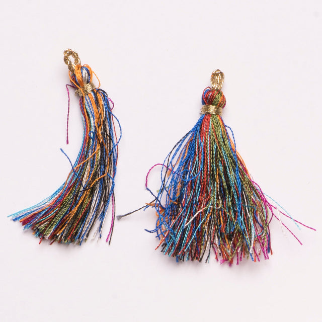 Tinsel Tassel Multi-Color Tiered 1.5in