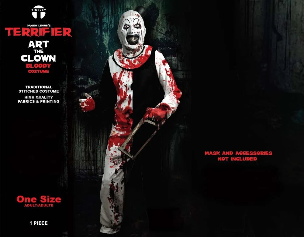 Terrifier - Art the Clown Costume - Bloody Variant Tinsley Transfers