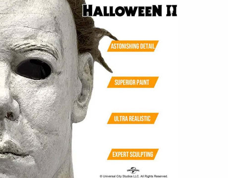 Halloween II - Michael Myers Deluxe - Tinsley Latex Mask
