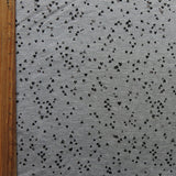 French Terry Rayon Spandex Tiny Hearts Heathered Grey