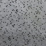 Rayon Spandex Slub Jersey Knit Fabric - Heathered Grey Hearts