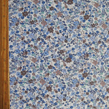 Poly Spandex Swimsuit Fabric Periwinkle Tiny Floral