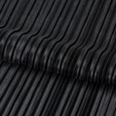Titanium Pleated Polyester Fabric - Pleated Foil Polyester, Black/Color Variants, 58/60" Width (1 Yard)