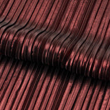 Pleated Polyester Fabric Titanium