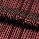 Titanium Pleated Polyester Fabric - Black/Purple, Black/Lavender, Black/Turq, Black/Copper, Black/Green, Black/Burgundy, Black/Royal, Black/Pink, Black/Olive, Black/Black, 58/60" Width (1 Yard)