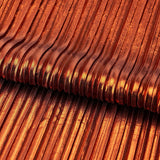 Pleated Polyester Fabric Titanium