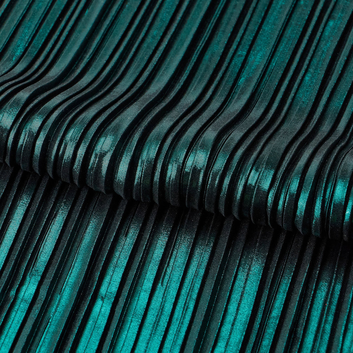 Pleated Polyester Fabric Titanium