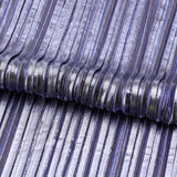 Titanium Pleated Polyester Fabric - Pleated Foil Polyester, Black/Color Variants, 58/60" Width (1 Yard)