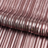 Titanium Pleated Polyester Fabric - Pleated Foil Polyester, Black/Color Variants, 58/60" Width (1 Yard)