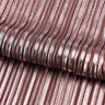 Titanium Pleated Polyester Fabric - Pleated Foil Polyester, Black/Color Variants, 58/60" Width (1 Yard)