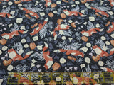 Quilting Cotton Toil & Trouble Foxy Graphite Fox Dear Stella