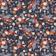 Quilting Cotton Toil & Trouble Foxy Graphite Fox Dear Stella