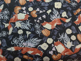 Quilting Cotton Toil & Trouble Foxy Graphite Fox Dear Stella