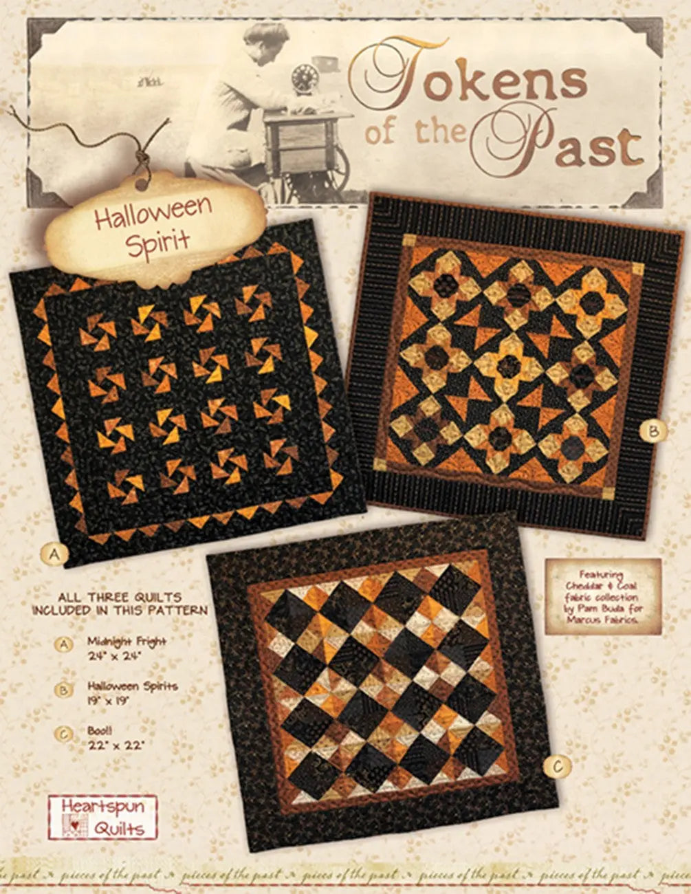 Halloween Quilt Pattern Tokens of the Past