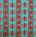 Peachskin Fabric Tonga Sea Turtles Polynesian Floral Print