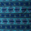 Peachskin Fabric Tonga Sea Turtles Polynesian Floral Print