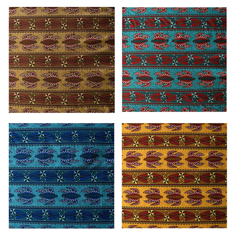 Tonga Sea Turtles Peachskin Fabric - Polynesian Floral Sea Turtles, 44/45" Width (1 Yard)