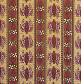 Tonga Sea Turtles Peachskin Fabric - Polynesian Floral Sea Turtles, 44/45" Width (1 Yard)