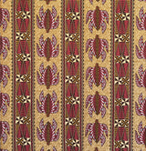 Tonga Sea Turtles Peachskin Fabric - Polynesian Floral Sea Turtles, 44/45" Width (1 Yard)