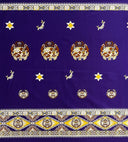 Cotton Barkcloth Tonga Seal Double Border Fabric