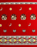 Cotton Barkcloth Tonga Seal Double Border Fabric