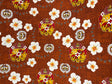Cotton Barkcloth Tonga Seal Hibiscus Fabric