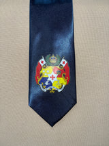 Tonga Seal Polyester Fabric - Tongan Seal Print, 56" Length, 3.5" Width (1 Tie)