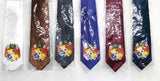 Tonga Seal Tie Polyester Fabric - Tongan National Seal, 56" Length, 3.5" Width (1 Tie)