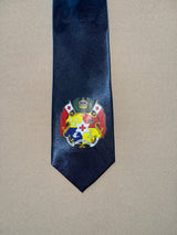 Tonga Seal Polyester Fabric - Tongan Seal Print, 56" Length, 3.5" Width (1 Tie)
