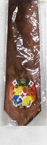 Tonga Seal Polyester Fabric - Tongan Seal Print, 56" Length, 3.5" Width (1 Tie)