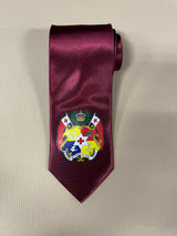 Tonga Seal Polyester Fabric - Tongan Seal Print, 56" Length, 3.5" Width (1 Tie)