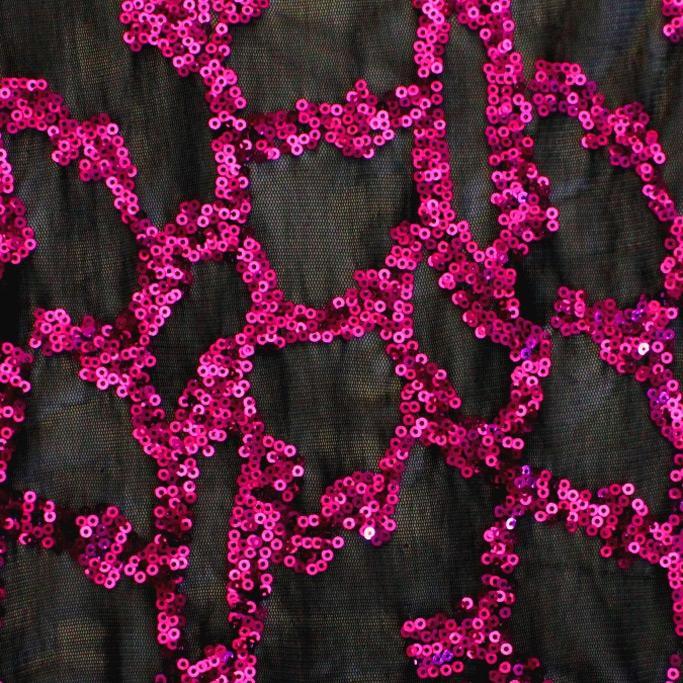 Stretch Mesh Sequin Fabric