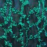 Toni Stretch Mesh Sequin Polyester Fabric - All-Over Sequin Mesh, 58/60" Width, 92% Polyester 8% Spandex, 1 Yard