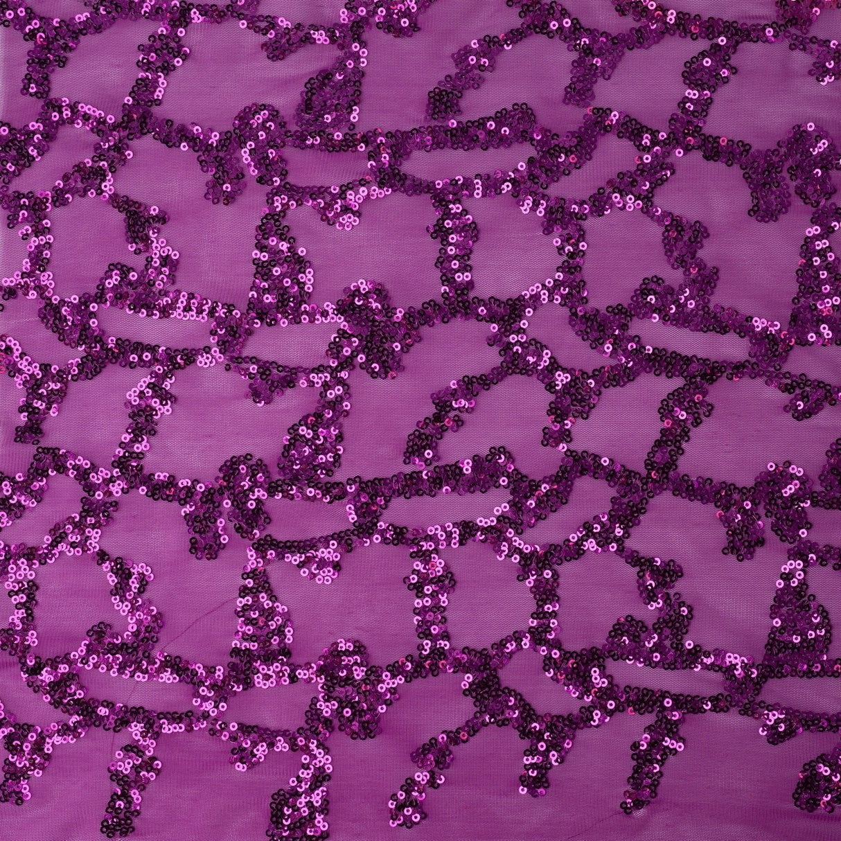 Stretch Mesh Sequin Fabric