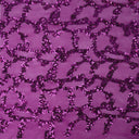 Toni Stretch Mesh Sequin Polyester Fabric - All-Over Sequin Mesh, 58/60" Width, 92% Polyester 8% Spandex, 1 Yard