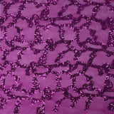 Toni Stretch Mesh Sequin Polyester Fabric - All-Over Sequin Mesh, 58/60" Width, 92% Polyester 8% Spandex, 1 Yard