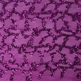 Toni Stretch Mesh Sequin Polyester Fabric - All-Over Sequin Mesh, 58/60" Width, 56" Usable Width, 208 GSM (1 Yard)