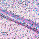 Mesh Sequin Fabric Bright Blue