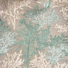 Cut Velvet Upholstery Fabric Barbados Coral Pattern