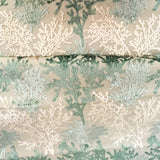 Cut Velvet Upholstery Fabric Barbados Coral Pattern