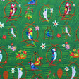 Cotton Knit Parrot Party Novelty Print