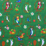 Cotton Knit Parrot Party Novelty Print