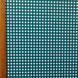 Swim Knit Poly Spandex Tourmaline Gingham 4-Way Stretch