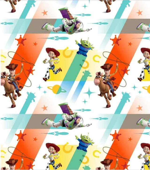 Quilting Cotton Toy Story 4 Character Print Disney Pixar