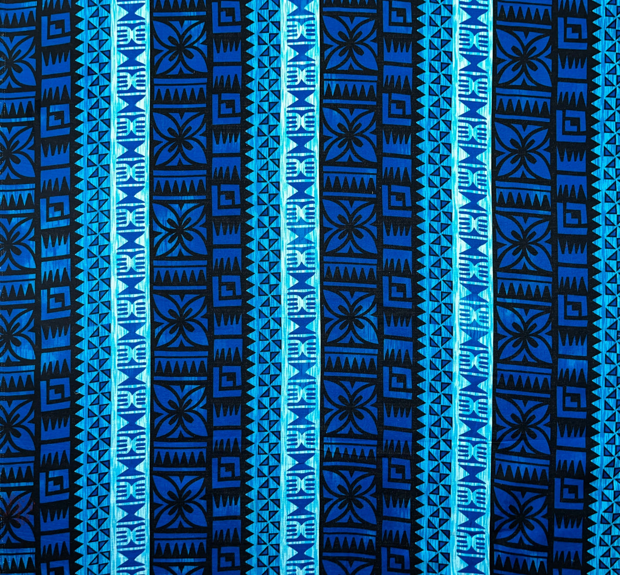 Traditional Fiji Cotton Fabric - Fijian Island Print, 45" Width (1 Yard)